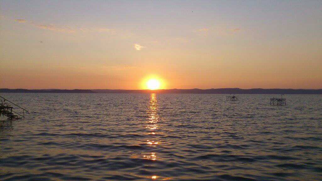 Sonnenuntergang am Plattensee bei uns erleben