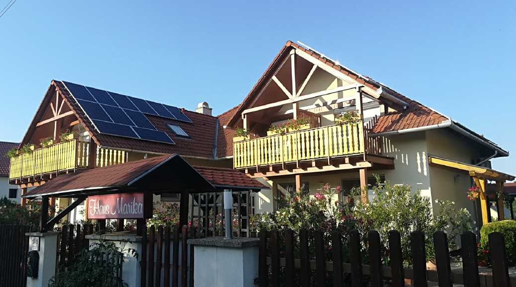 Der Eingangsbereich - Haus Marika am Balaton
