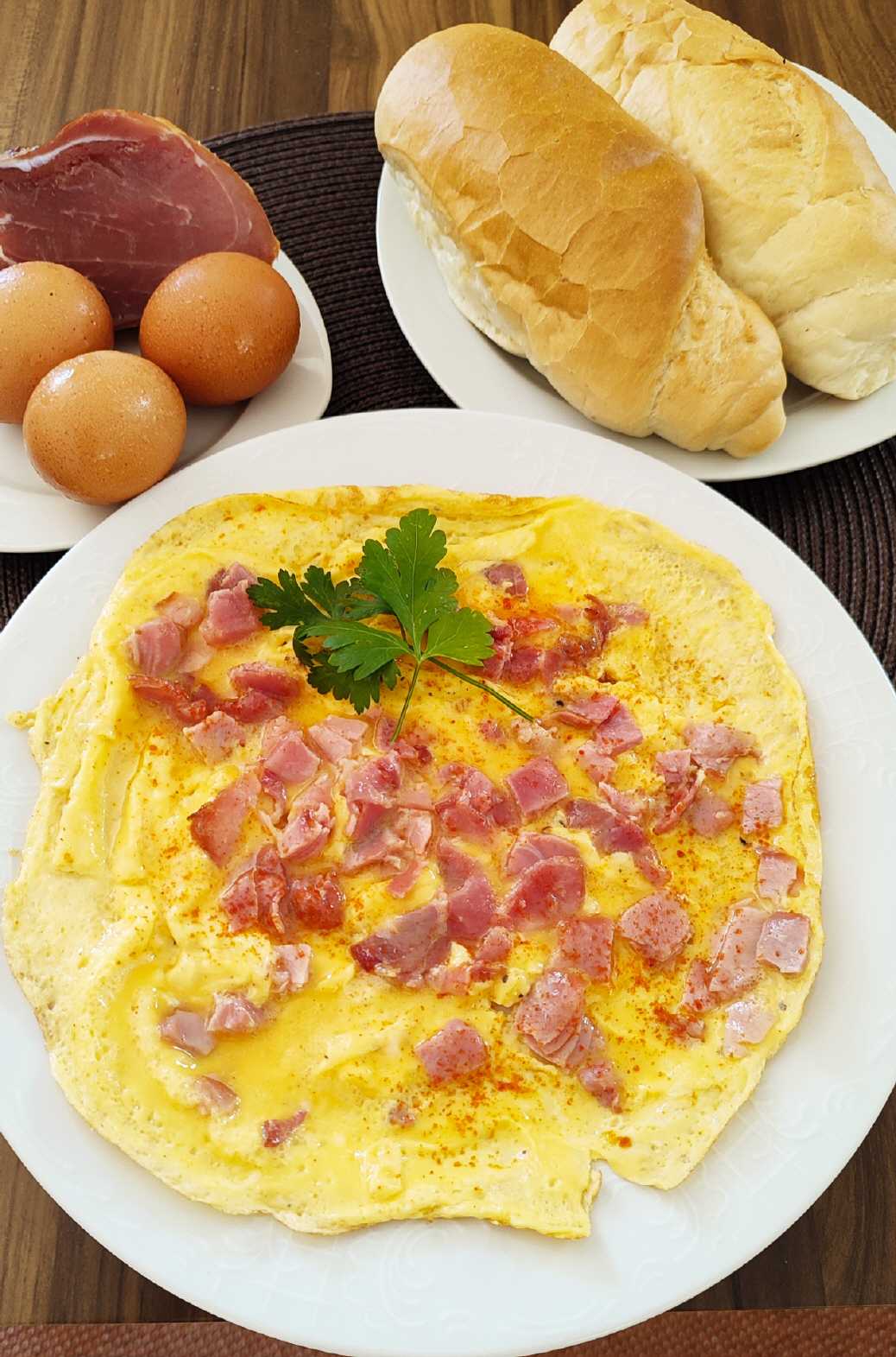 Herzhaftes Schinken-Omelett -